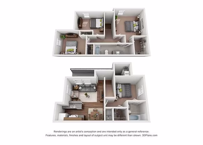 Four Bedroom 3613 floor plan